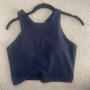 Athleta Conscious Crop Navy Size M